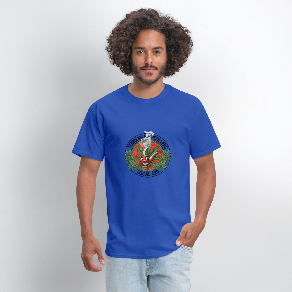 TENNESSEE PIPEFILLERS LOCAL 420 Men's T-Shirt - royal blue