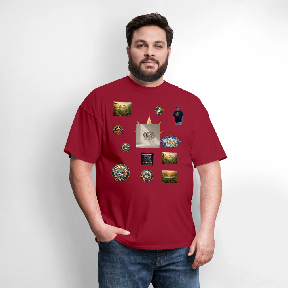 GGG LOGO SHIRT SAMPLES Men's T-Shirt | GILDAN 5000 - true red