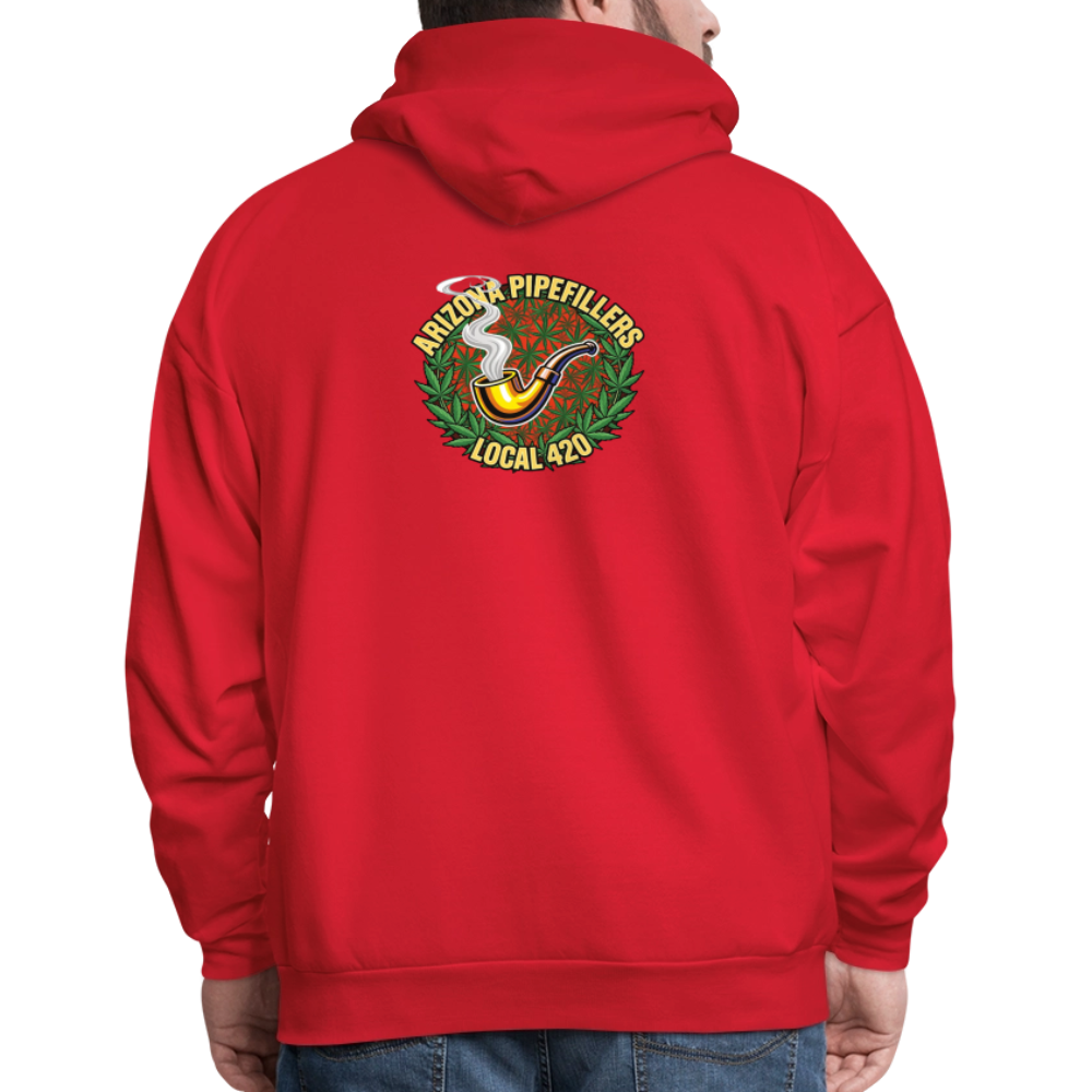 ARIZONA PIPEFILLERS LOCAL 420 F/B DESIGN Men's Hoodie - red