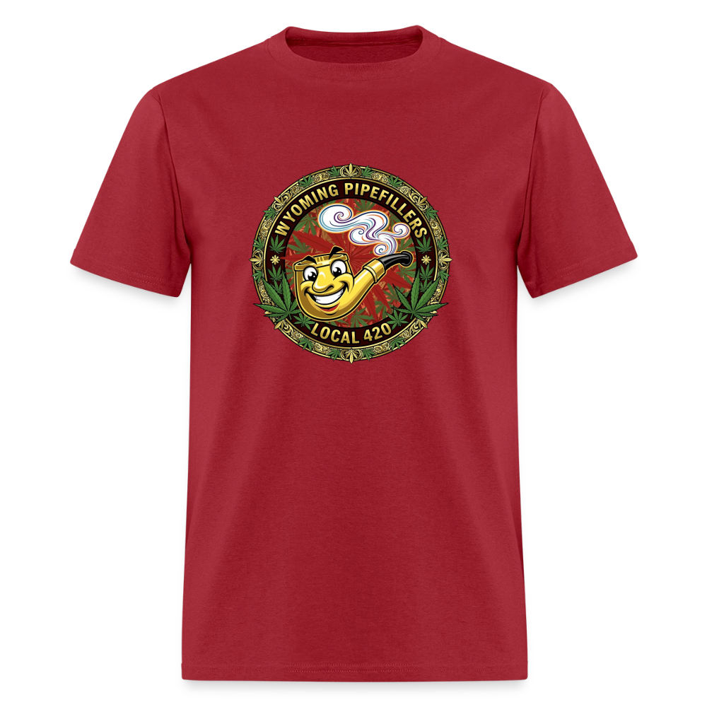 WYOMING PIPEFILLERS LOCAL 420 Men's T-Shirt - true red