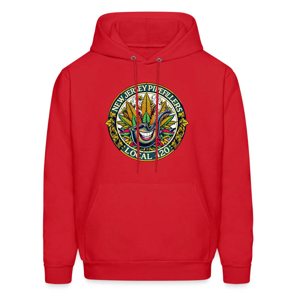 NEW JERSEY PIPEFILLERS LOCAL 420 Men's Hoodie - red