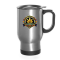 GURU GANJA GARB 14oz GGG Travel Mug - silver