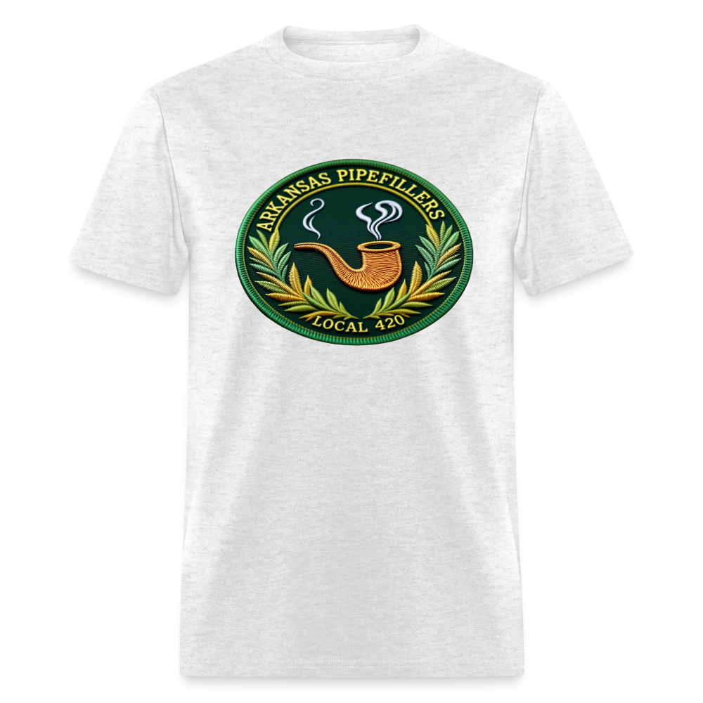 ARKANSAS PIPEFILLERS LOCAL 420 Men's T-Shirt - light heather gray