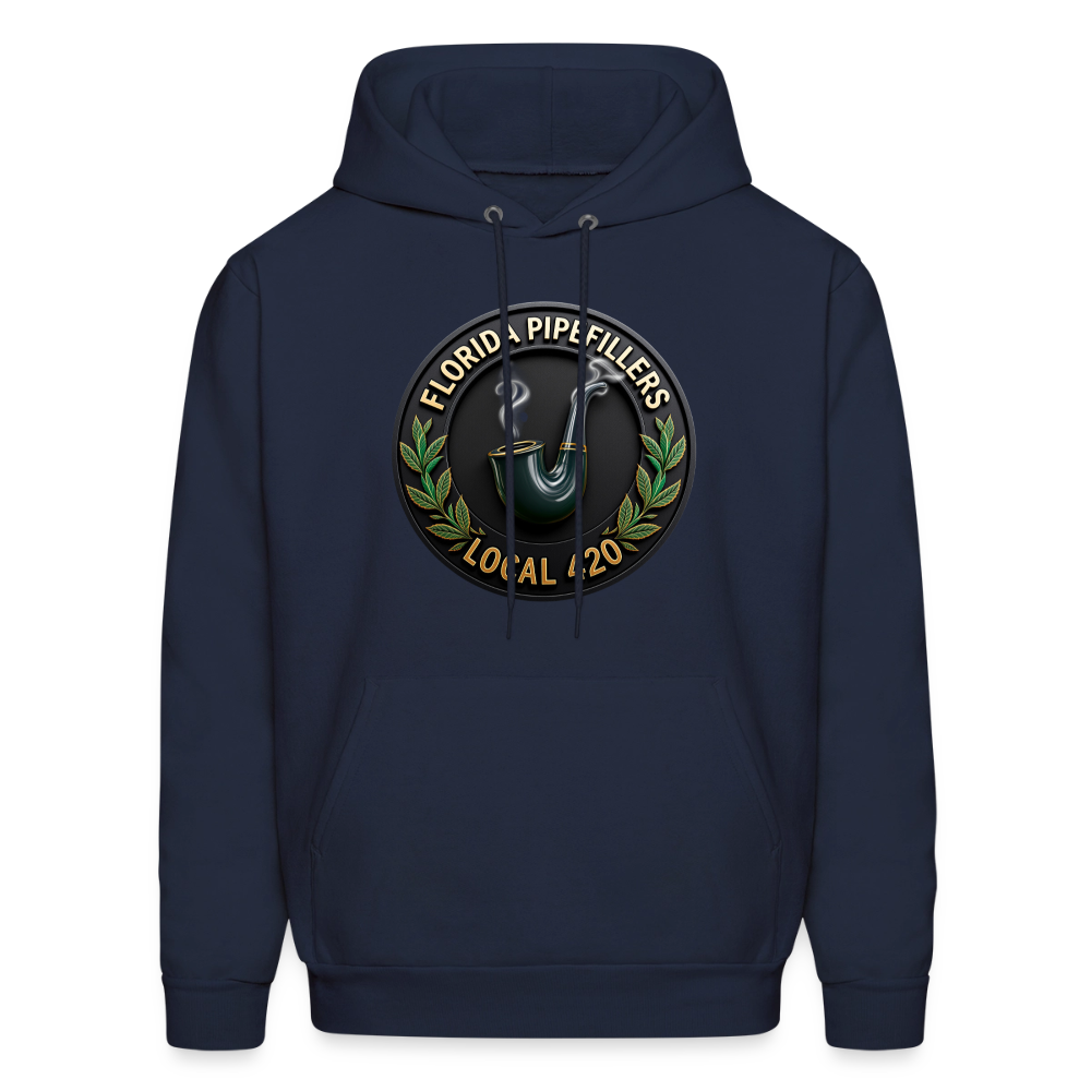 FLORIDA PIPEFILLERS LOCAL 420 F/B DESIGN Men's Hoodie - navy