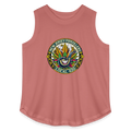 NEW JERSEY PIPEFILLERS LOCAL 420 F/B DESIGN Women's Curvy Relaxed Tank Top - mauve