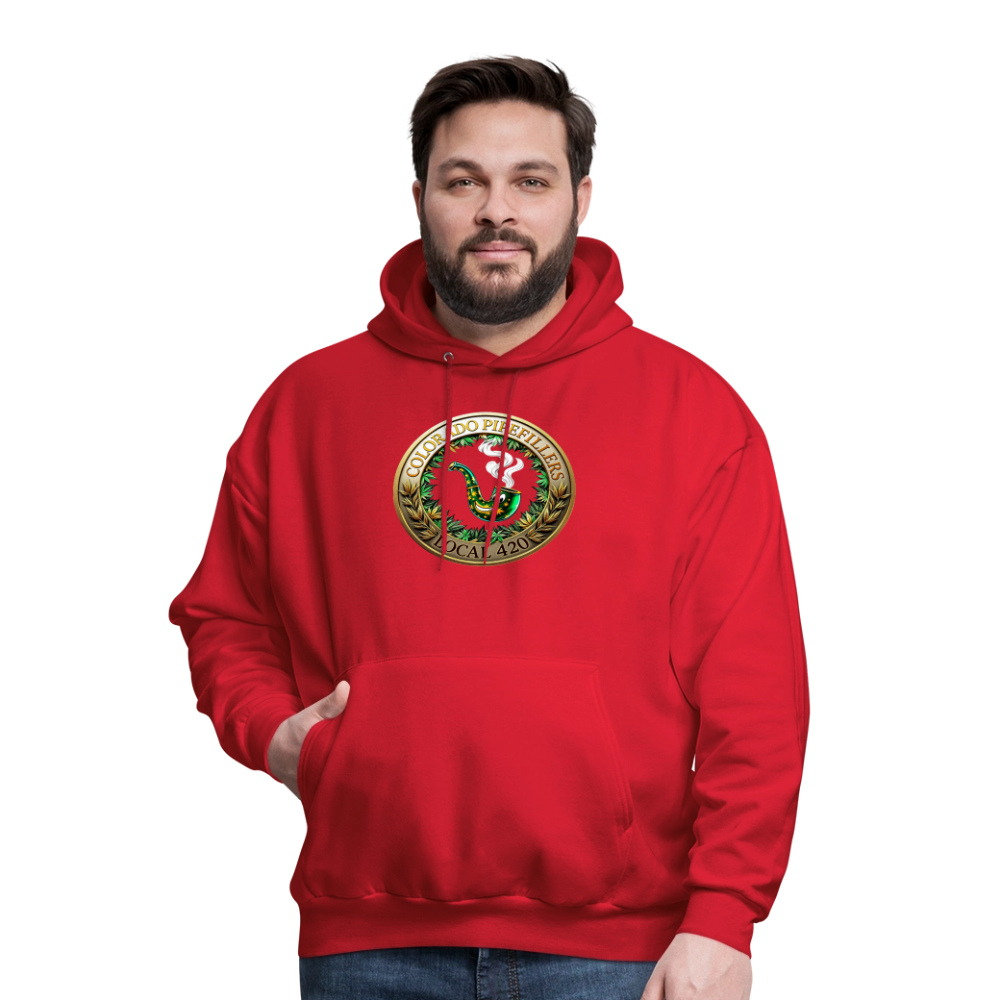 COLORADO PIPEFILLERS LOCAL 420 Men's Hoodie - red