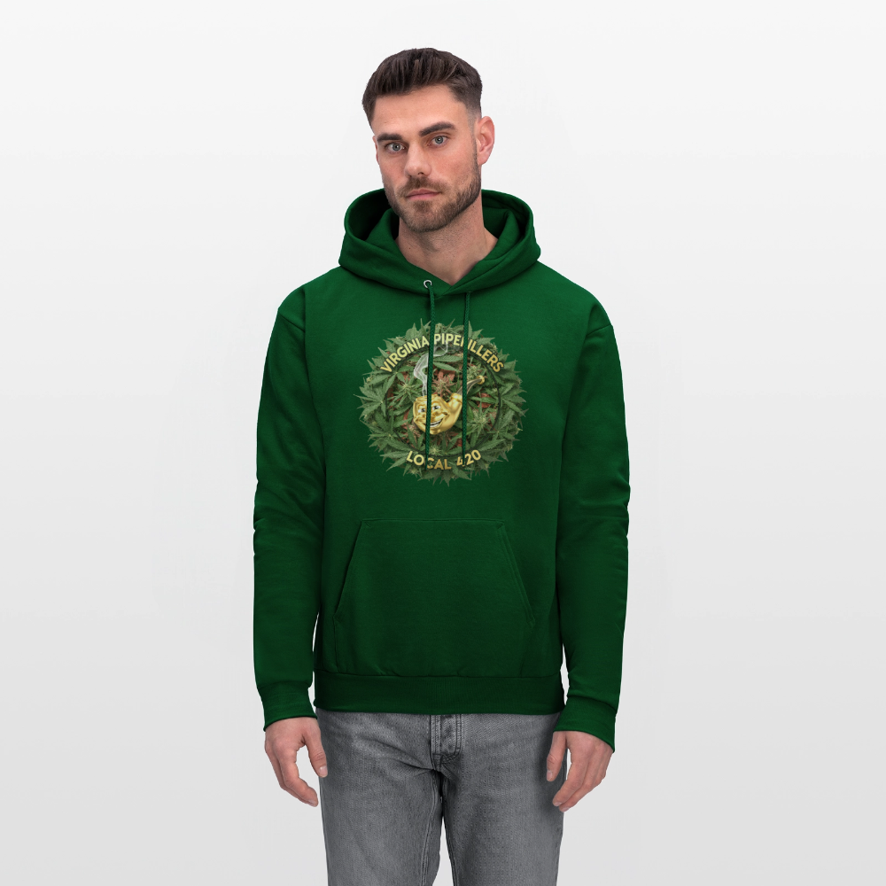 VIRGINIA PIPEFILLERS LOCAL 420 Men's Hoodie - forest green
