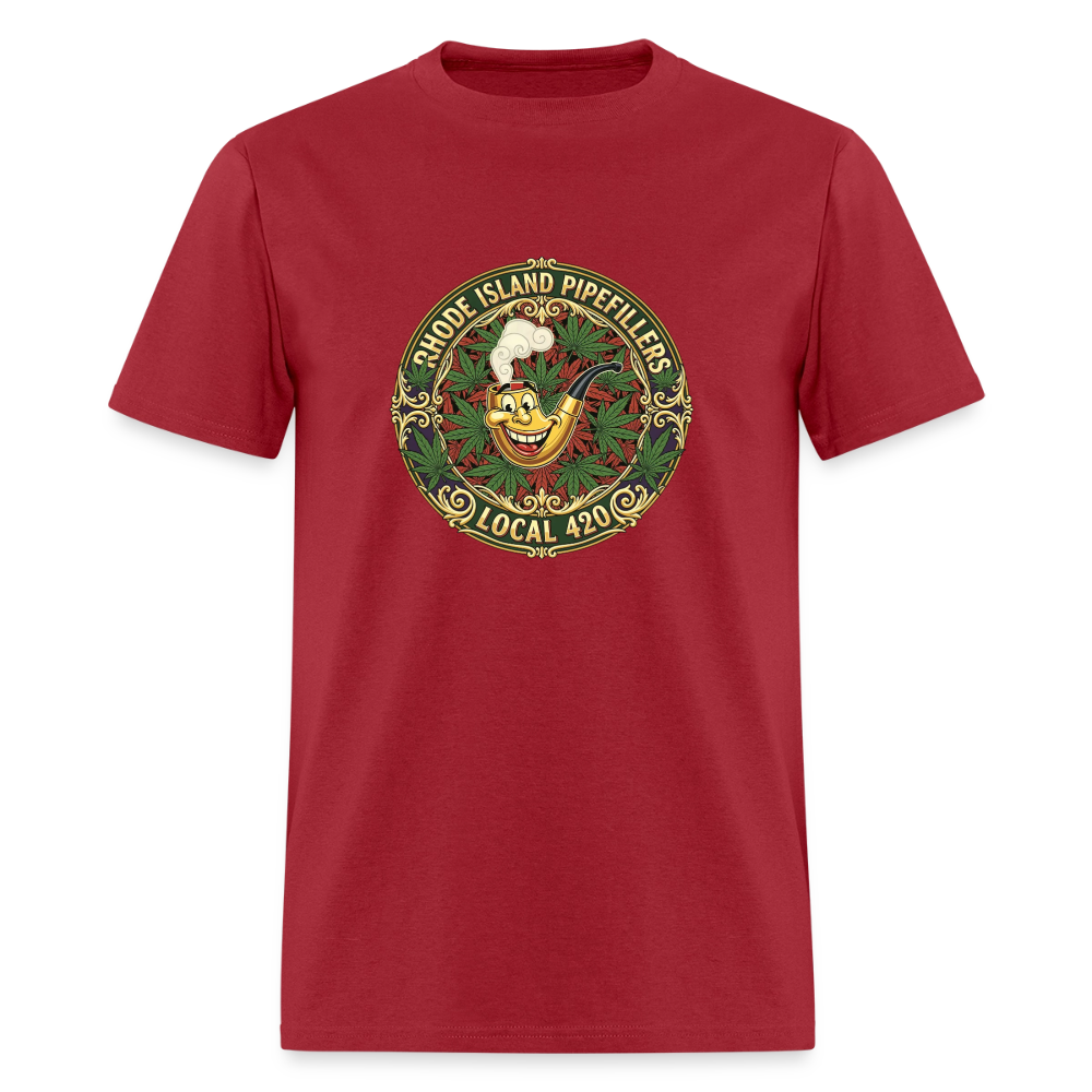 TEXAS PIPEFILLERS LOCAL 420 Men's T-Shirt - true red