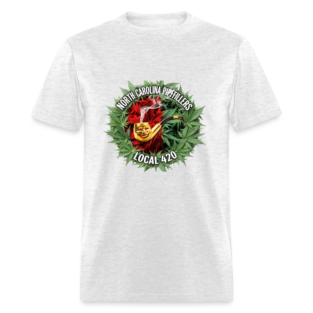 NORTH CAROLINA PIPEFILLERS LOCAL 420 Men's T-Shirt - light heather gray