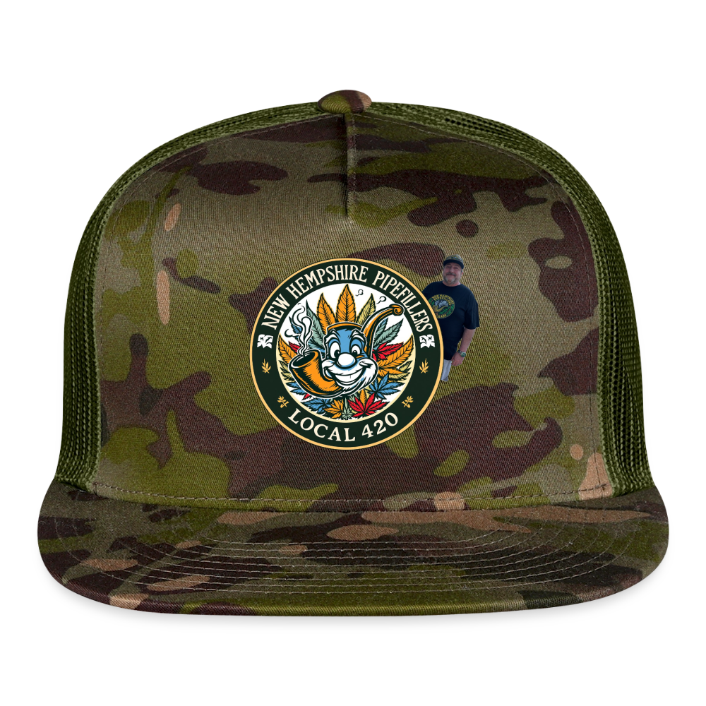 NEW HEMPSHIRE CHRIS CAMO Trucker Hat - MultiCam\green