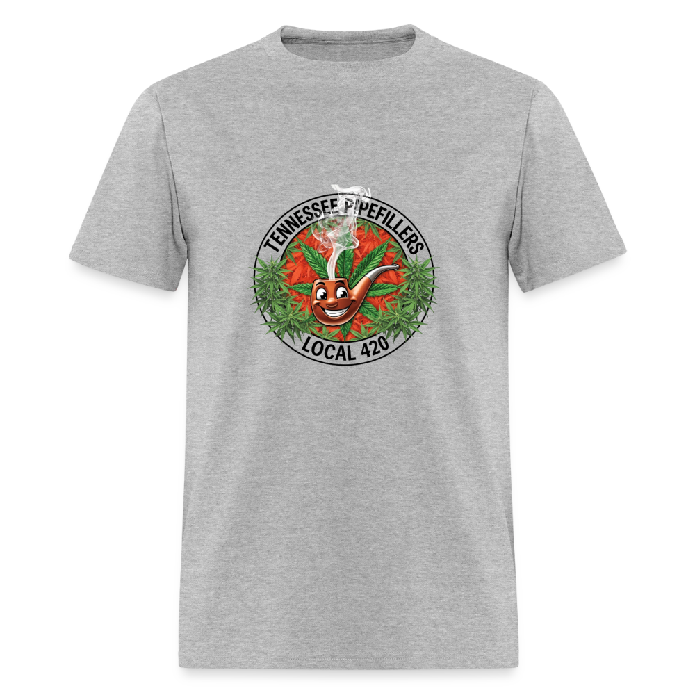 TENNESSEE PIPEFILLERS LOCAL 420 Men's T-Shirt - heather gray