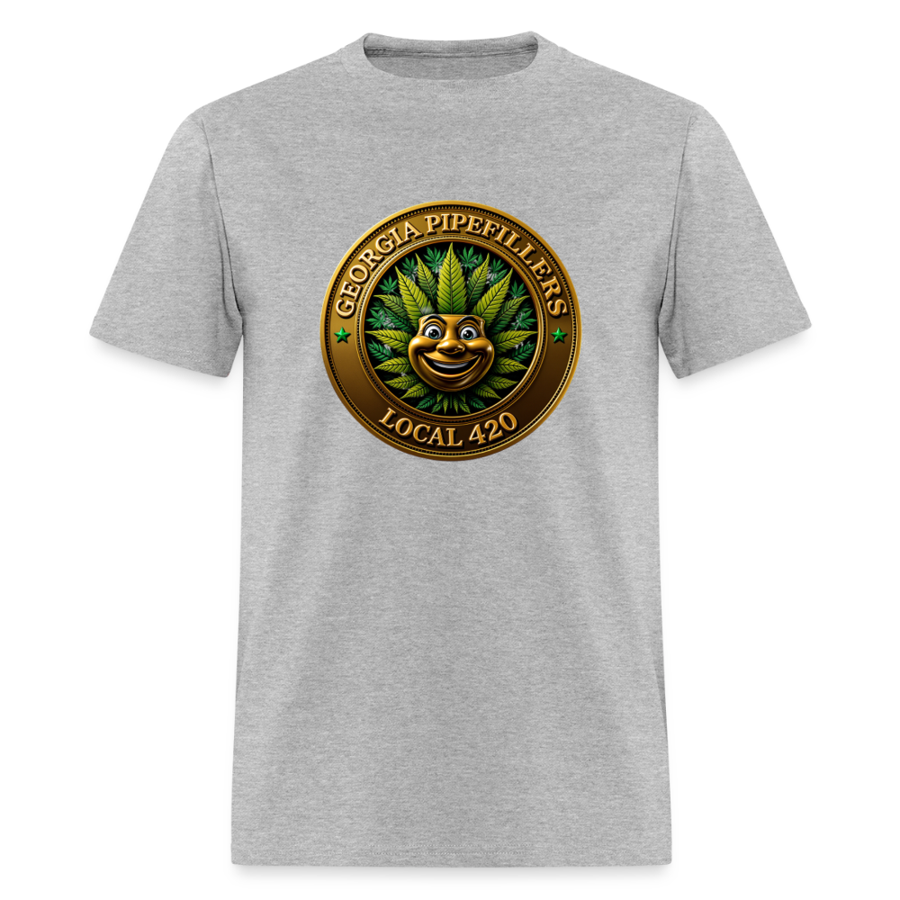 GEORGIA PIPEFILLERS LOCAL 420 Men's T-Shirt - heather gray
