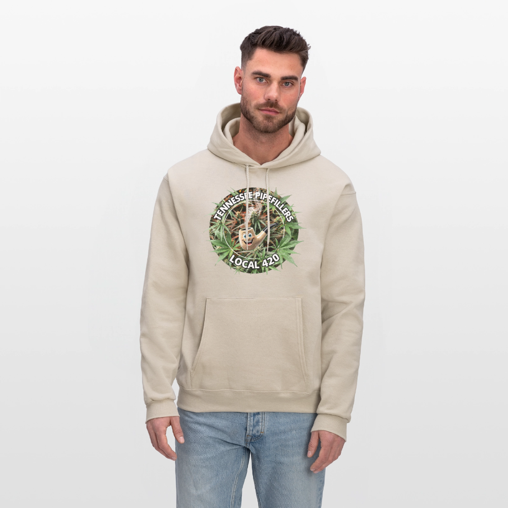 TENNESSEE PIPEFILLERS LOCAL 420 Men's  Hoodie - Sand