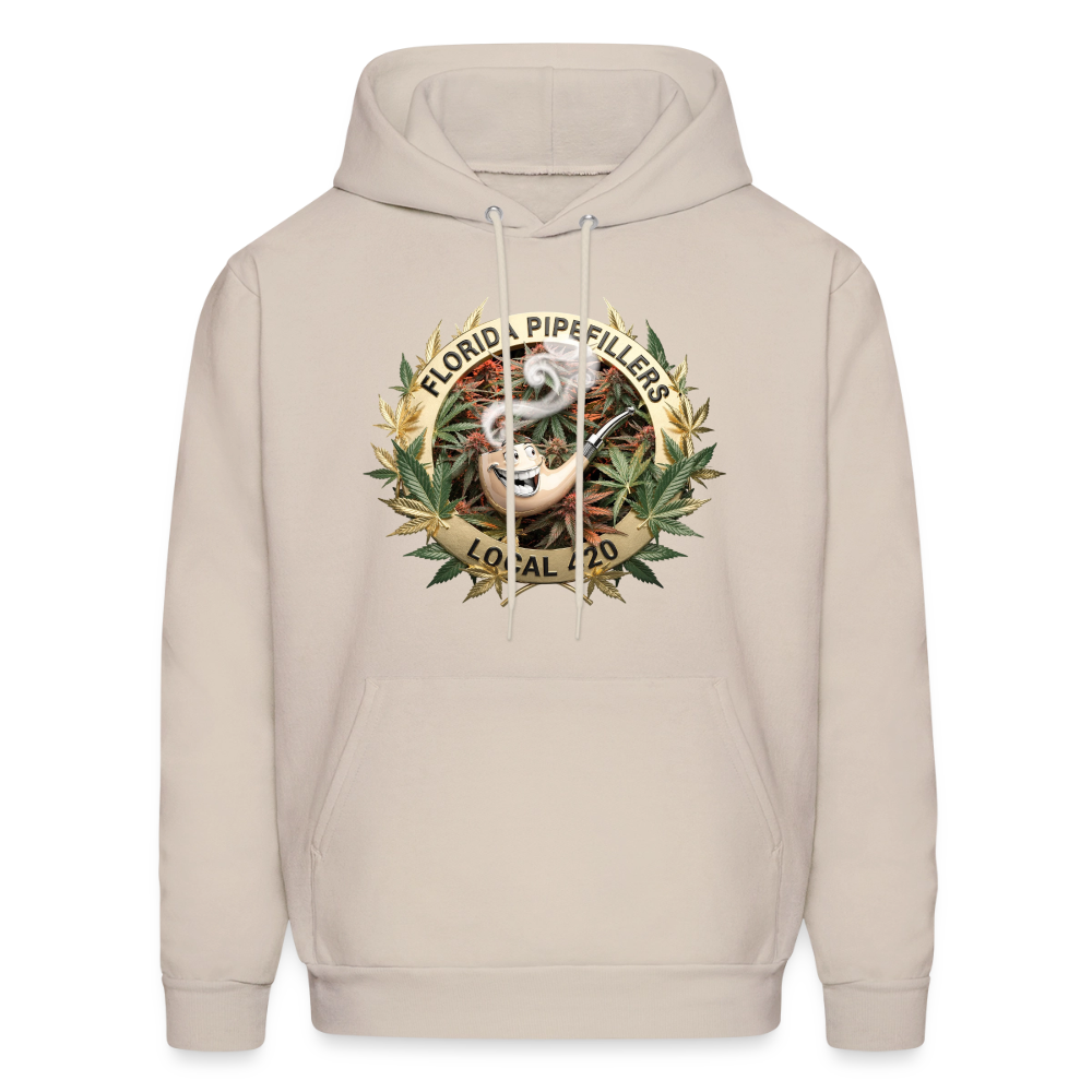 FLORIDA PIPEFILLERS LOCAL 420 Men's Hoodie - Sand