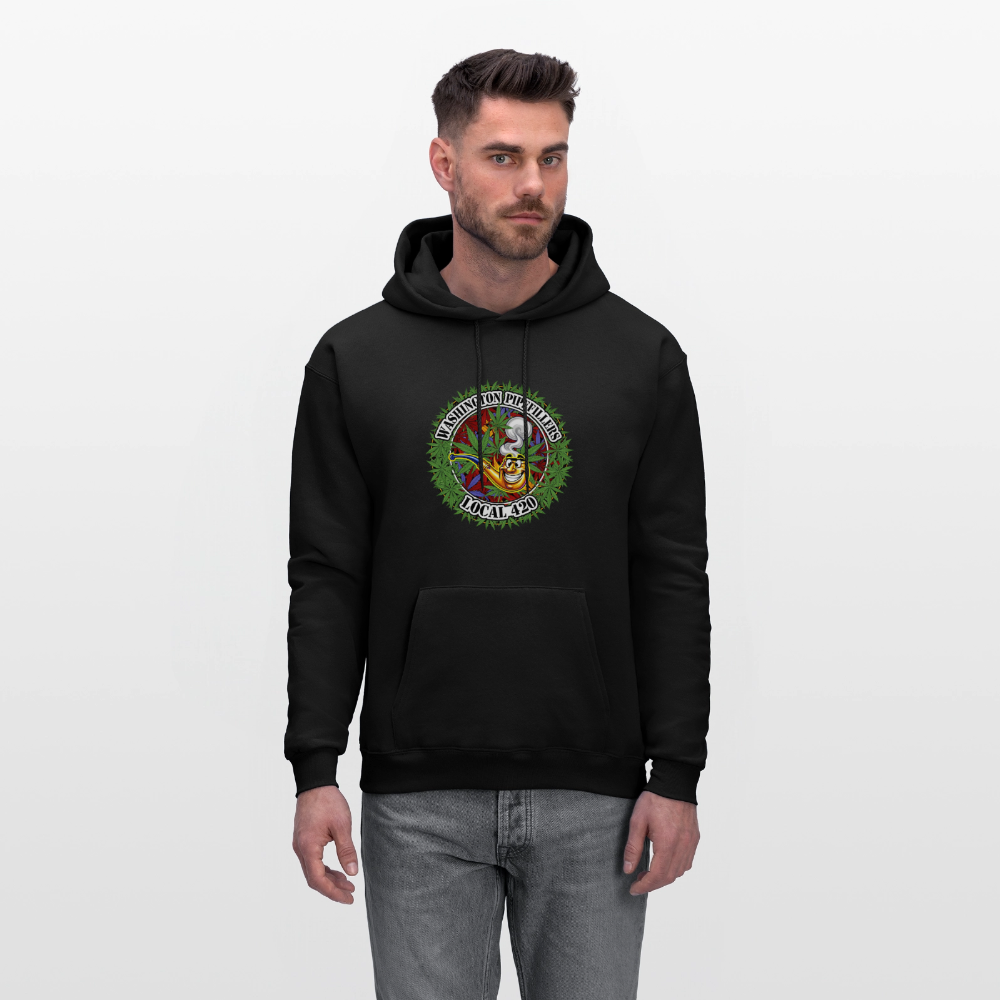 WASHINGTON PIPEFILLERS LOCAL 420 Men's Hoodie - black