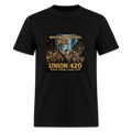 NEW ENGLAND PIPEFILLERS UNION 420 Men's T-Shirt - black
