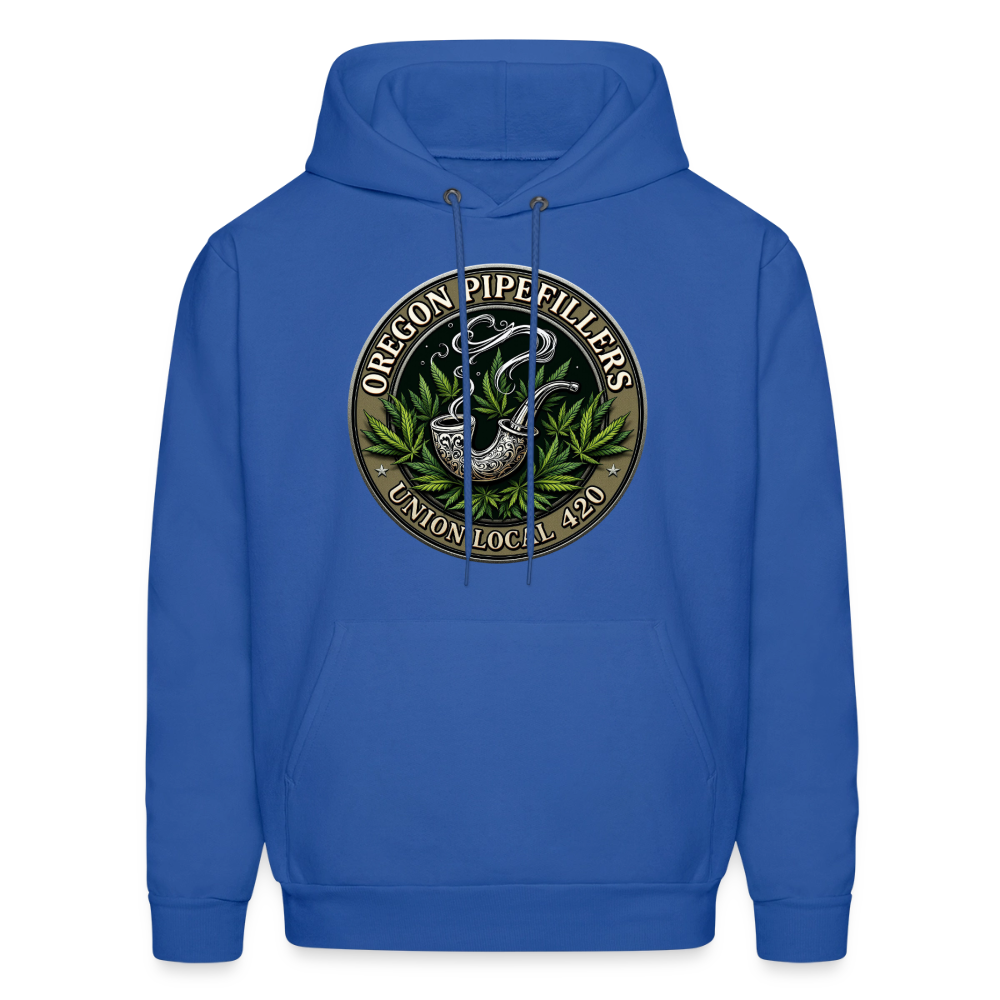 OREGON PIPEFILLERS LOCAL 420 Men's Hoodie - royal blue