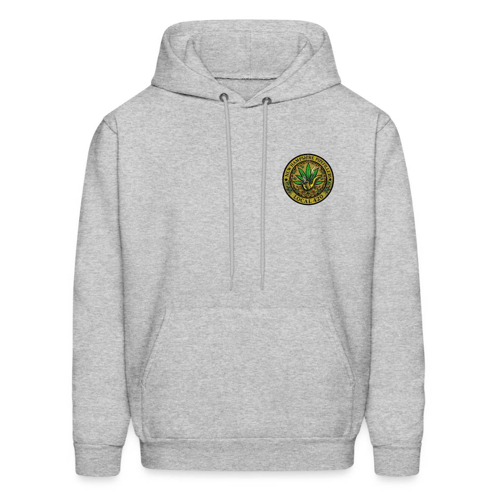NEW HAMSHIRE PIPEFILLERS LOCAL 420 Men's Hoodie - heather gray