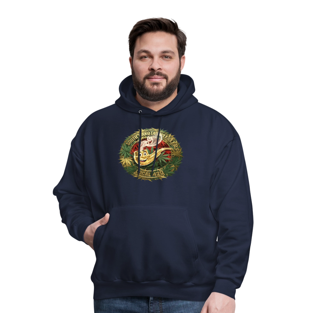 SOUTH DAKOTA PIPEFILLERS LOCAL 420 Men's  Hoodie - navy