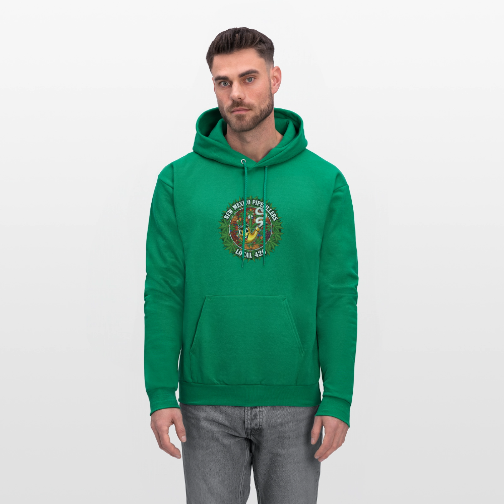 NEW MEXICO PIPEFILLERS LOCAL 420 Men's Hoodie - kelly green