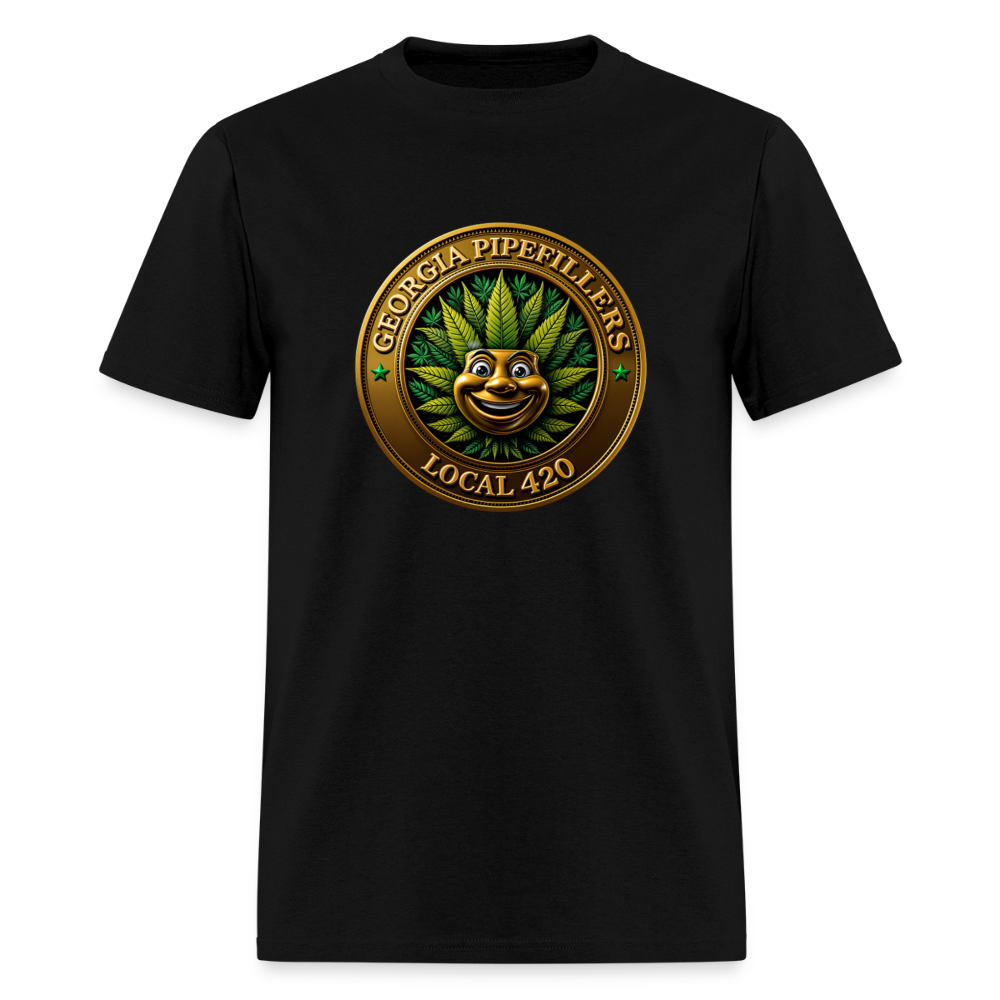 GEORGIA PIPEFILLERS LOCAL 420 Men's T-Shirt - black