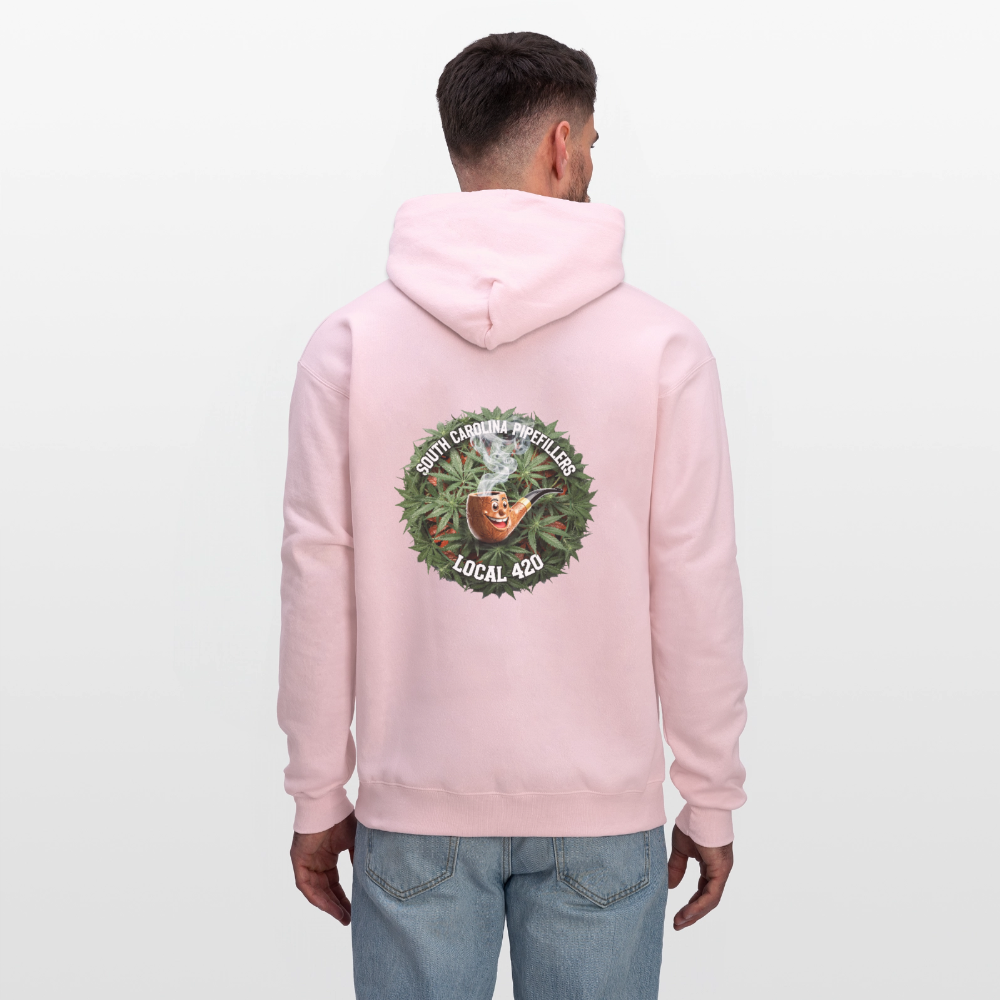 SOUTH CAROLINA PIPEFILLERS LOCAL 420 F/B DESIGN Men's Hoodie - pale pink
