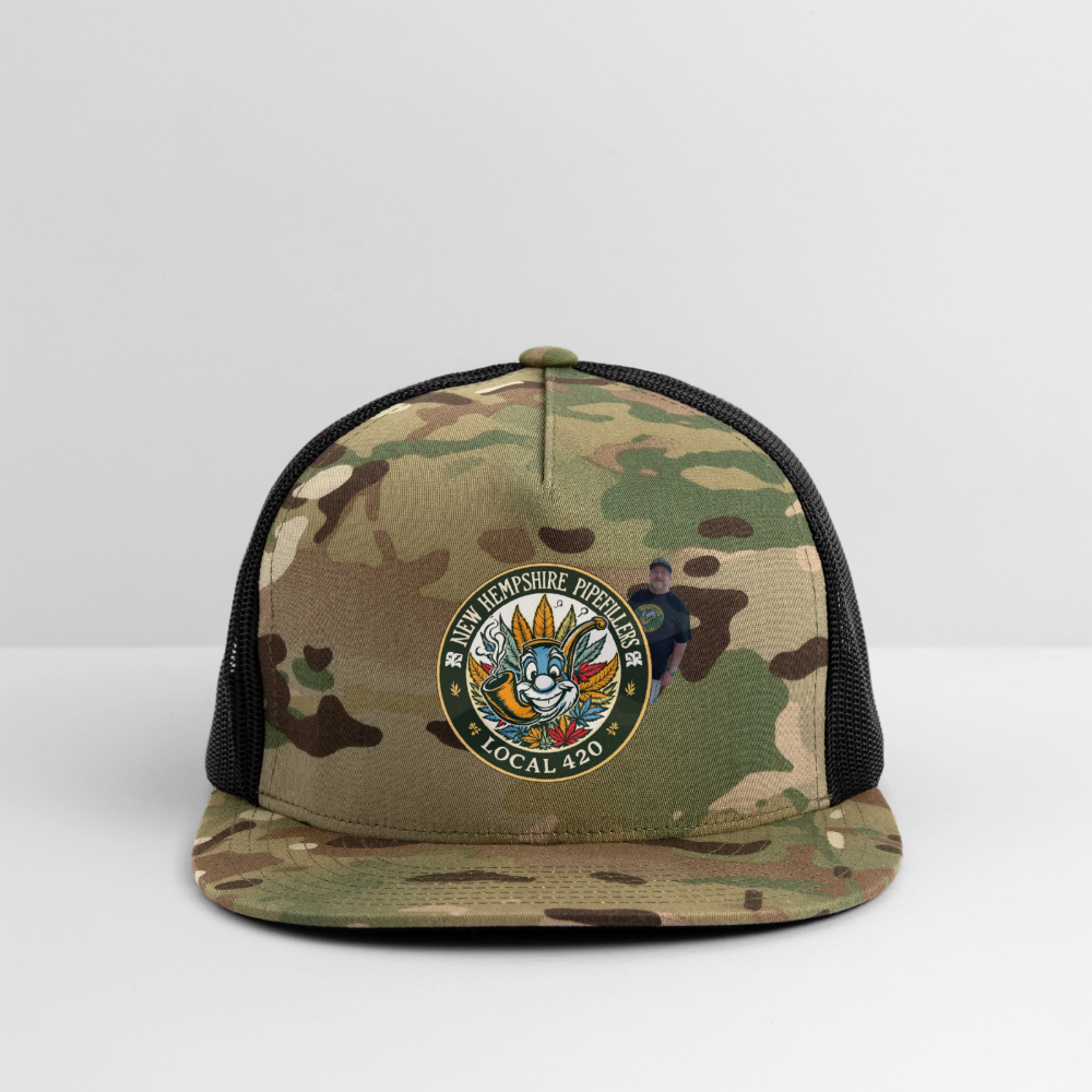 NEW HEMPSHIRE CHRIS CAMO Trucker Hat - MultiCam\black