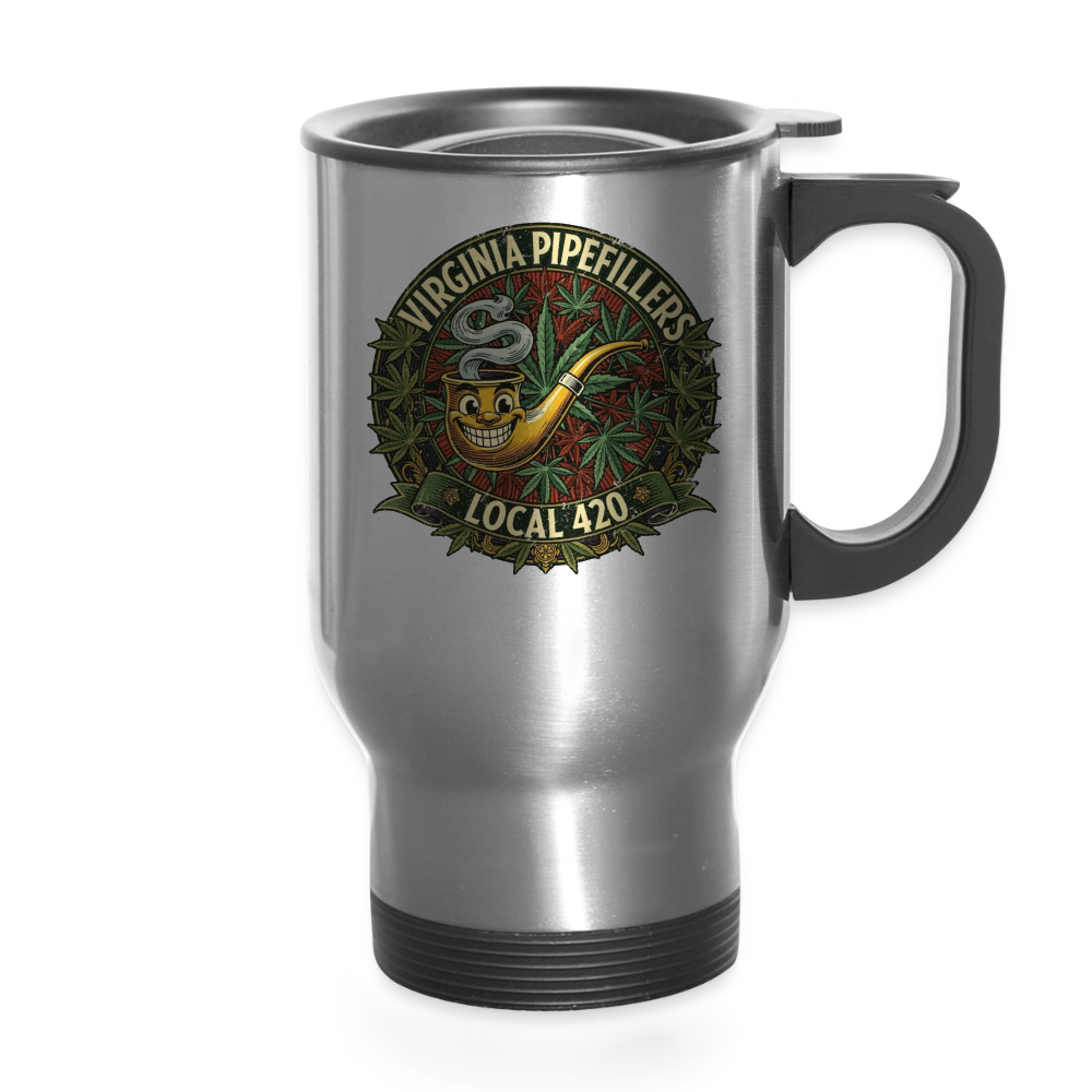 VIRGINIA PIPEFILLERS LOCL 420 14oz Stainless Steel Travel Mug - silver