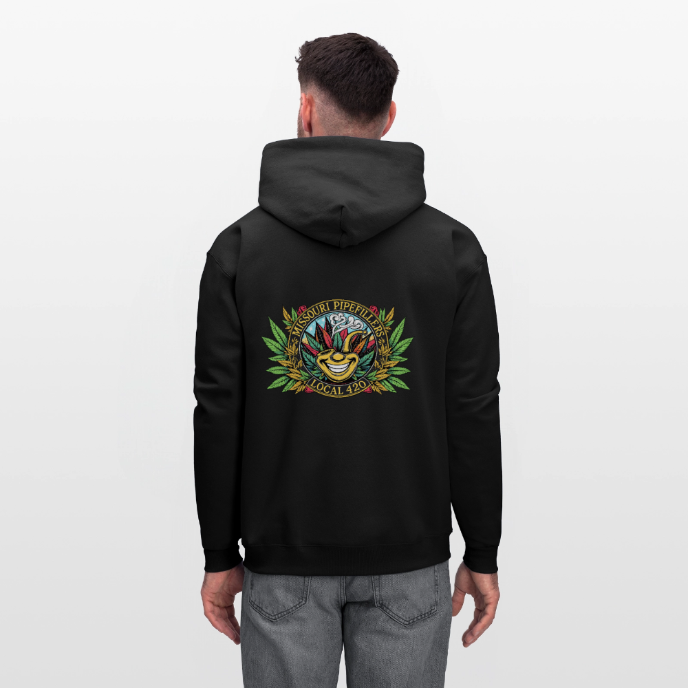 MISSOURI PIPEFILLERS LOCAL 420  F/B DESIGNS Men's Hoodie - black
