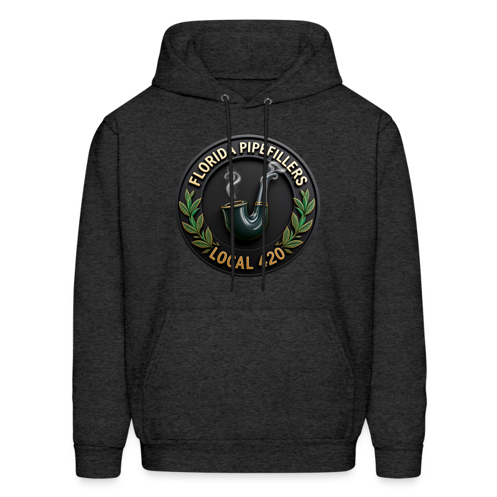 FLORIDA PIPEFILLERS LOCAL 420 F/B DESIGN Men's Hoodie - charcoal grey
