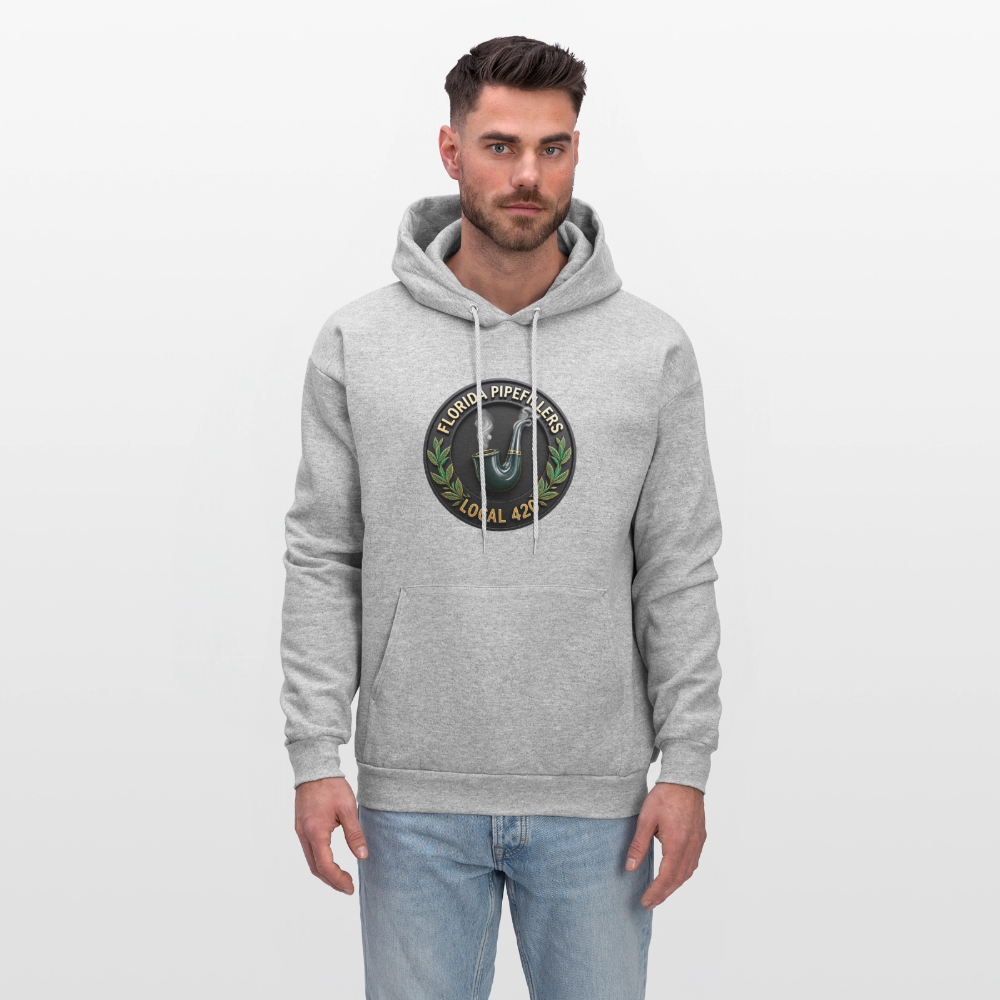 FLORIDA PIPEFILLERS LOCAL 420 Men's Hoodie - heather gray