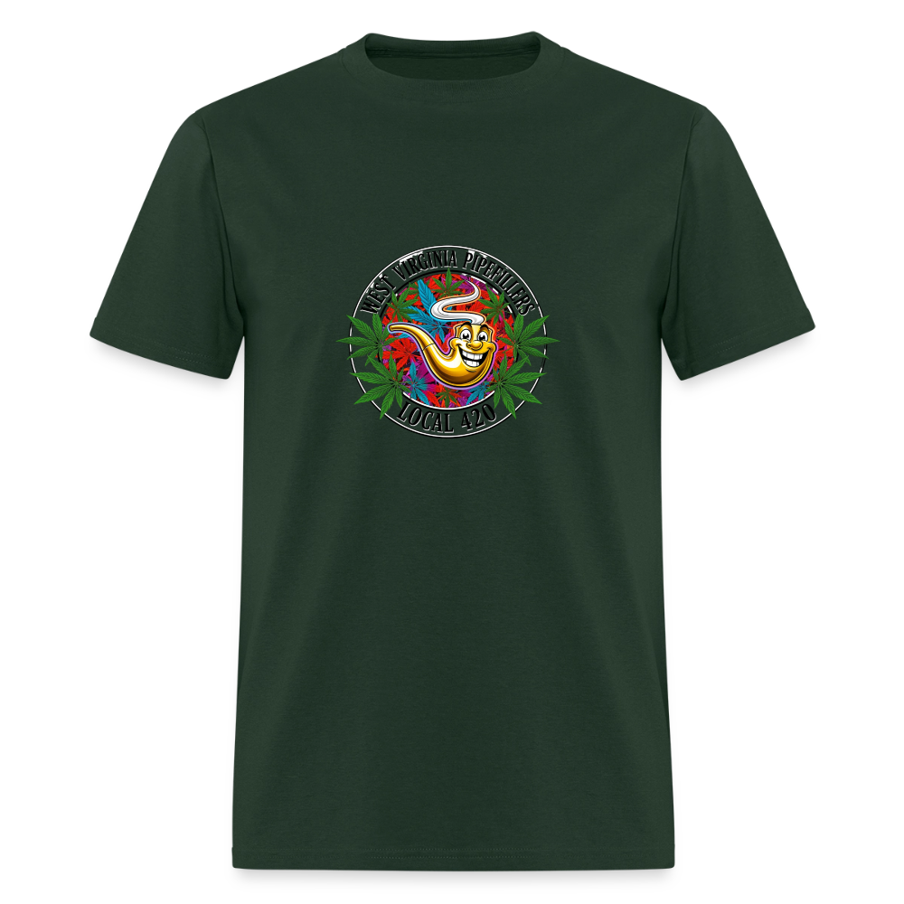 WEST VIRGINIA PIPEFILLERS LOCAL 420 Men's T-Shirt - forest green