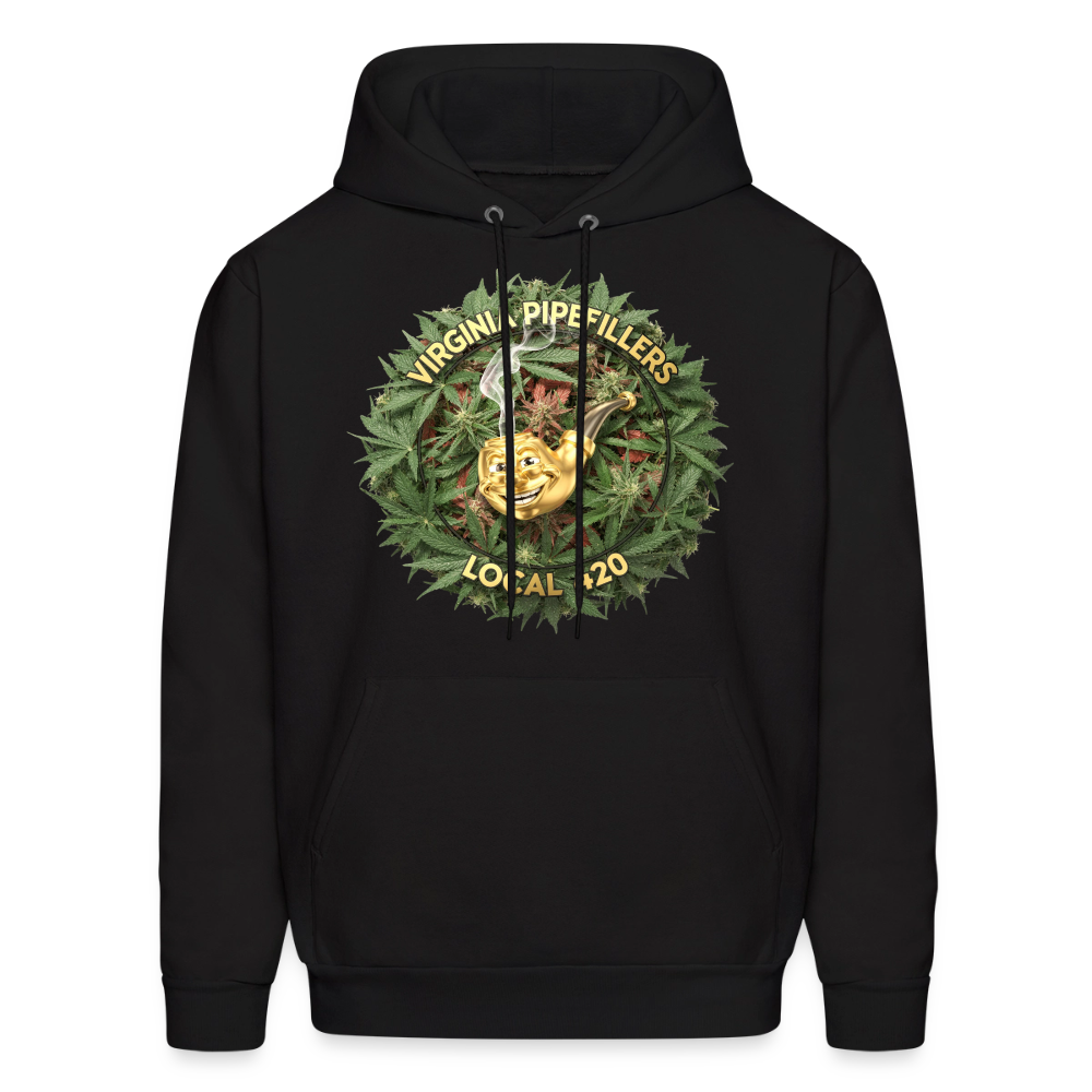 VIRGINIA PIPEFILLERS LOCAL 420 Men's Hoodie - black