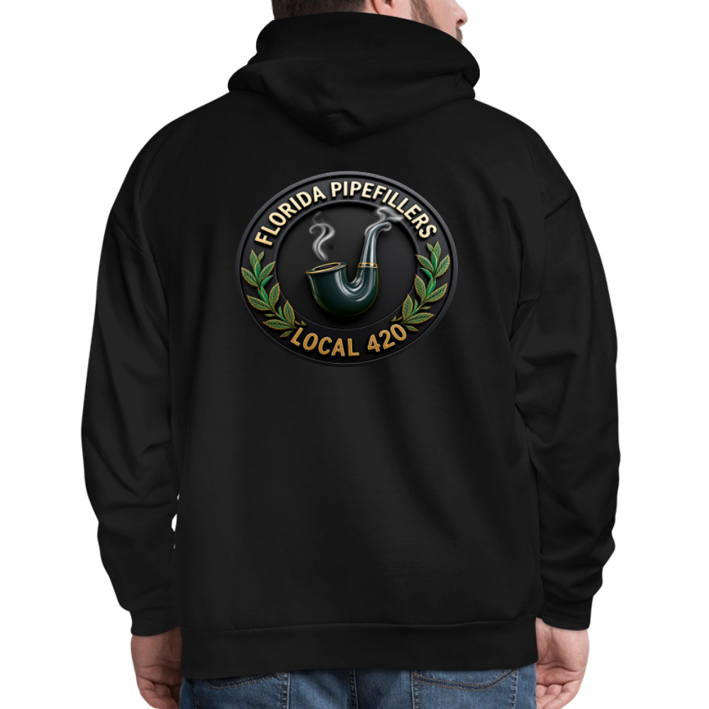 FLORIDA PIPEFILLERS LOCAL 420 F/B DESIGN Men's Hoodie - black