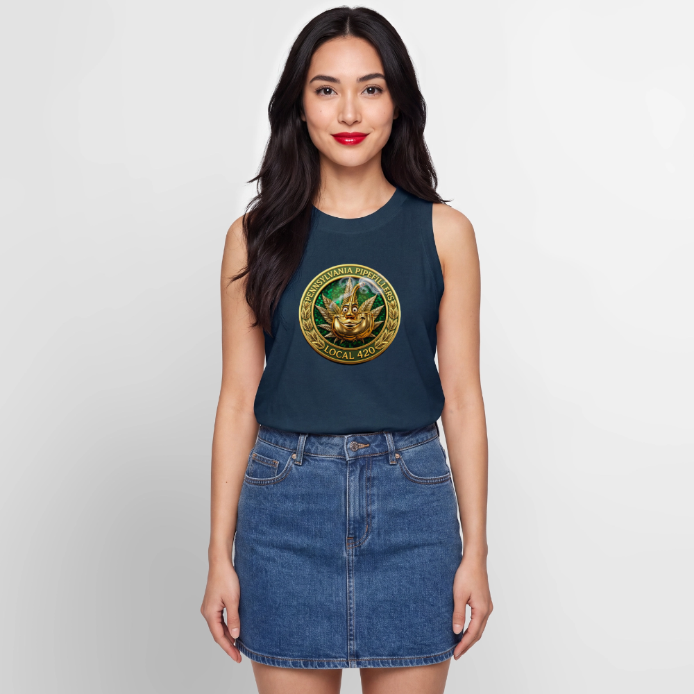 PENNSYLVANIA PIPEFILLERS LOCAL 420 Women's Relaxed Tank Top - denim
