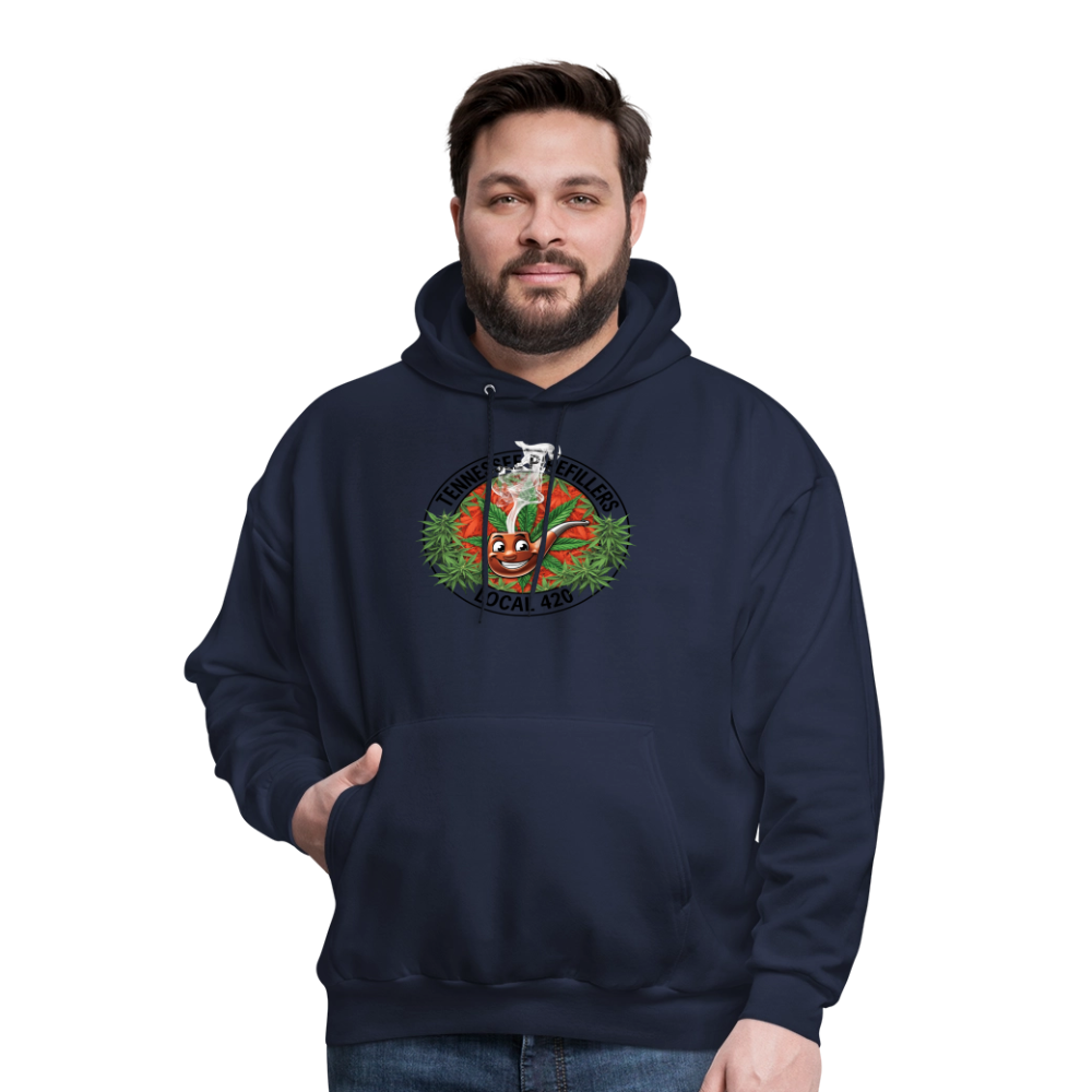 TENNESSEE PIPEFILLERS LOCAL 420 Men's Hoodie - navy