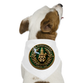 IOWA PIPEFILLERS LOCAL 420 Dog Bandana - white
