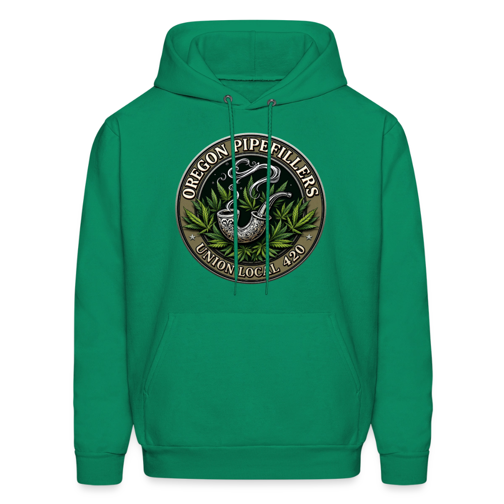 OREGON PIPEFILLERS LOCAL 420 Men's Hoodie - kelly green