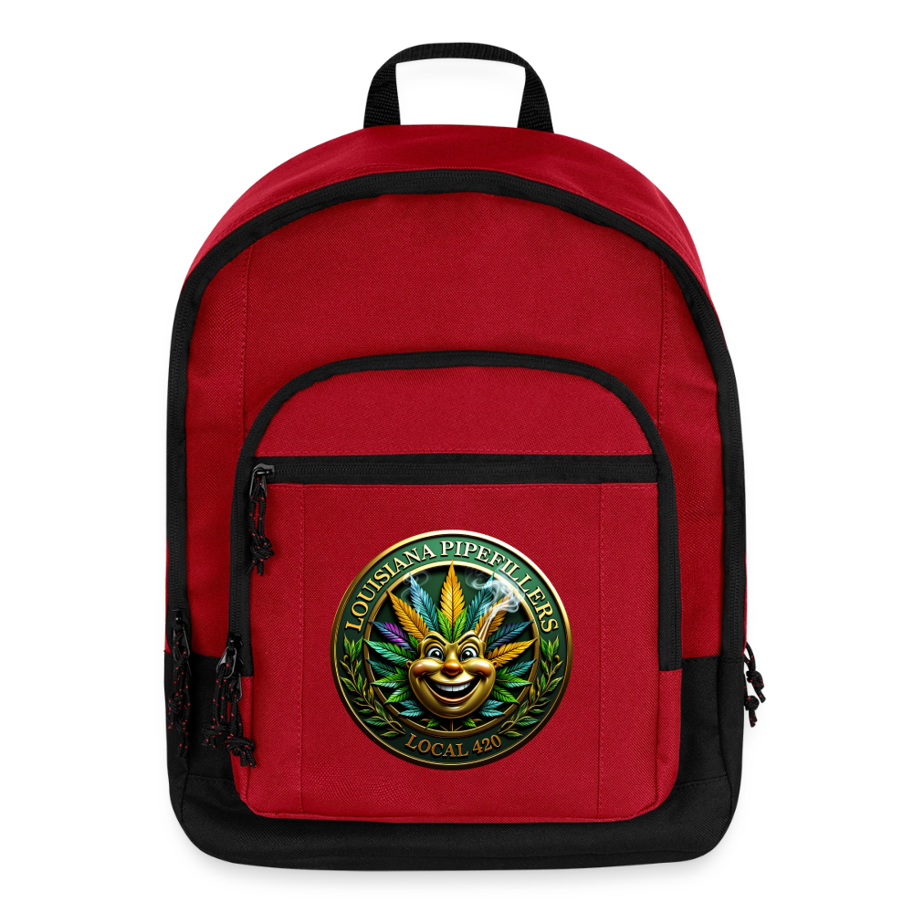 LOUISIANA PIPEFILLERS LOCAL 420 Basic Backpack - red
