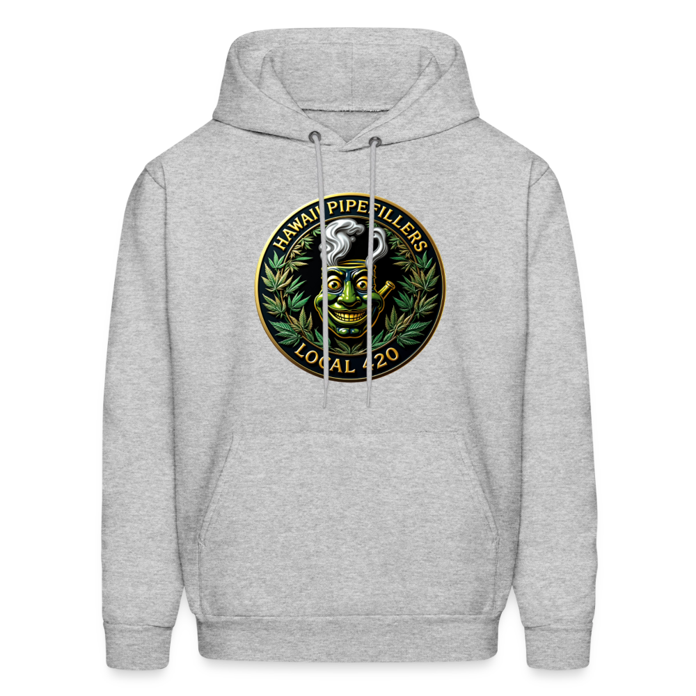 HAWAII PIPEFILLERS LOCAL 420 Men's Hoodie - heather gray