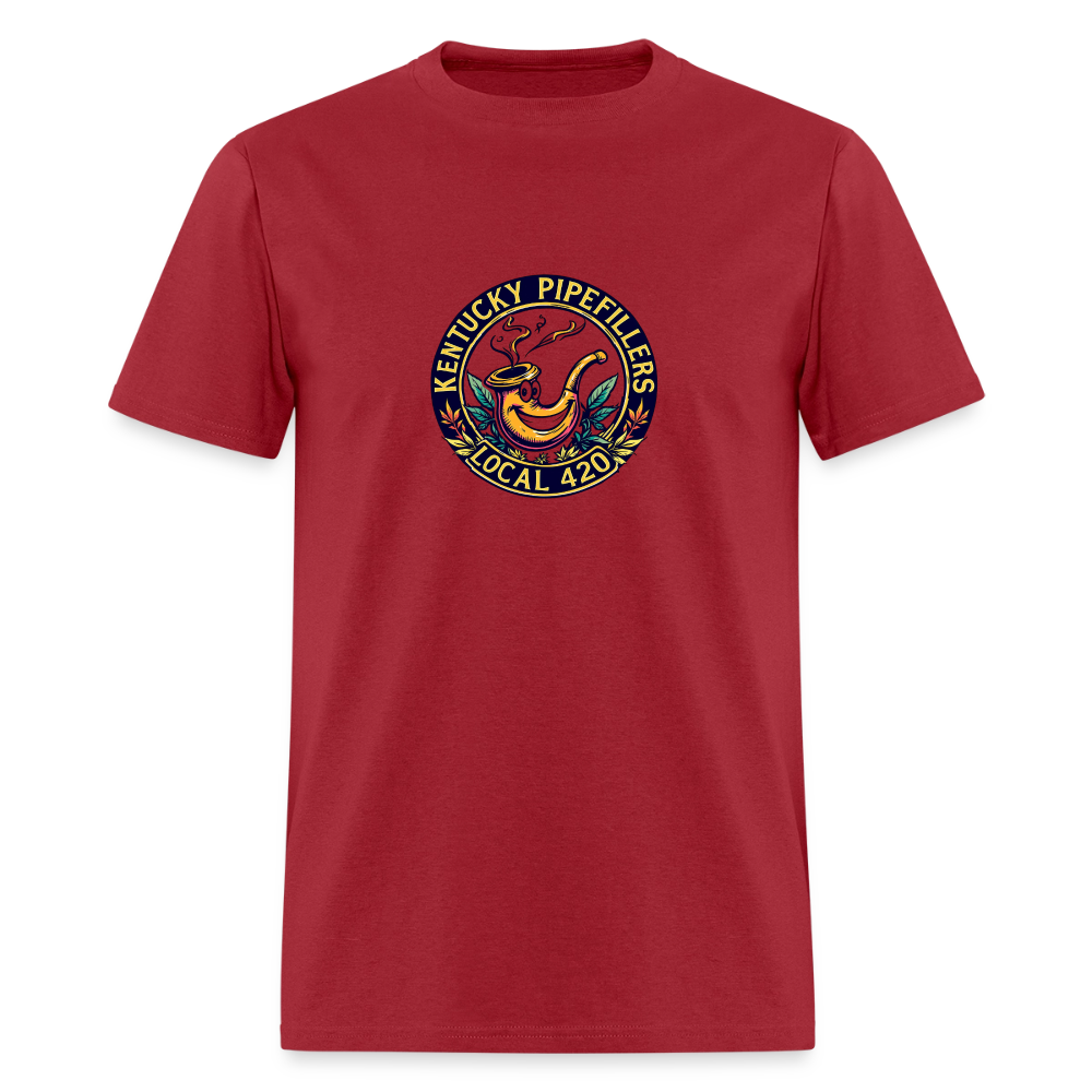 KENTUCKY  PIPEFILLERS LOCAL 420 Men's T-Shirt - true red
