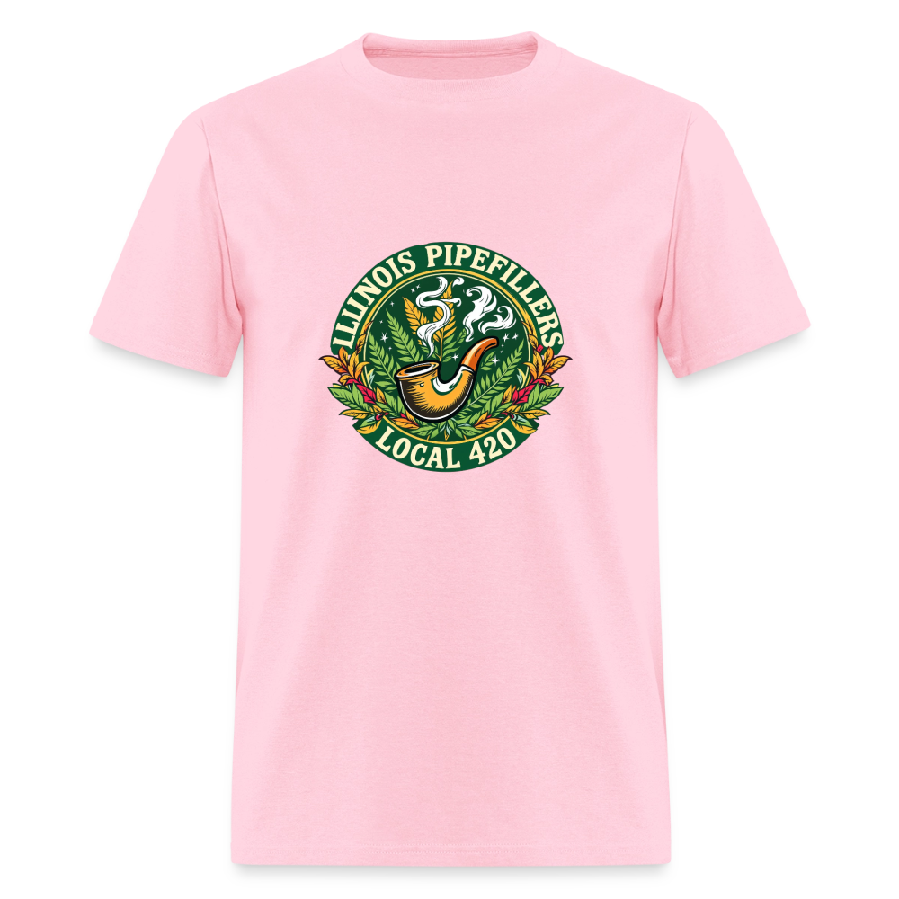 ILLINOIS PIPEFILLERS LOCAL 420 Men's T-Shirt - pink
