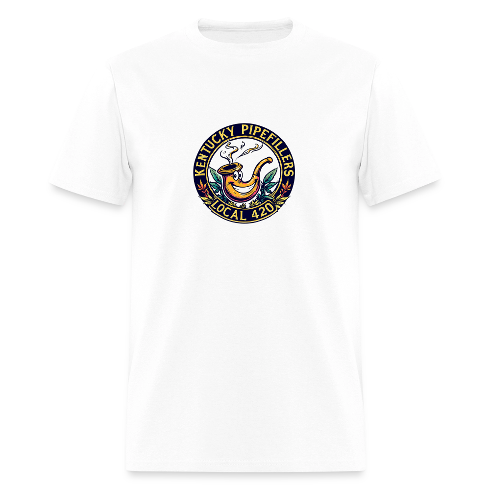 KENTUCKY PIPEFILLERS LOCAL 420 Men's T-Shirt - white