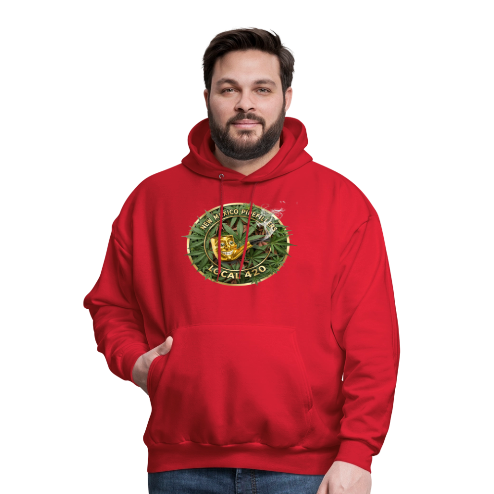 NEW MEXICO PIPEFILLERS LOCAL 420 Men's Hoodie - red