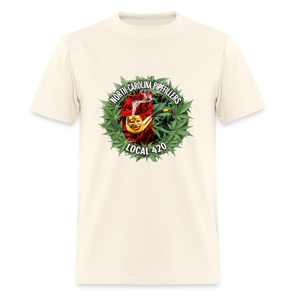 NORTH CAROLINA PIPEFILLERS LOCAL 420 Men's T-Shirt - sweet cream heather
