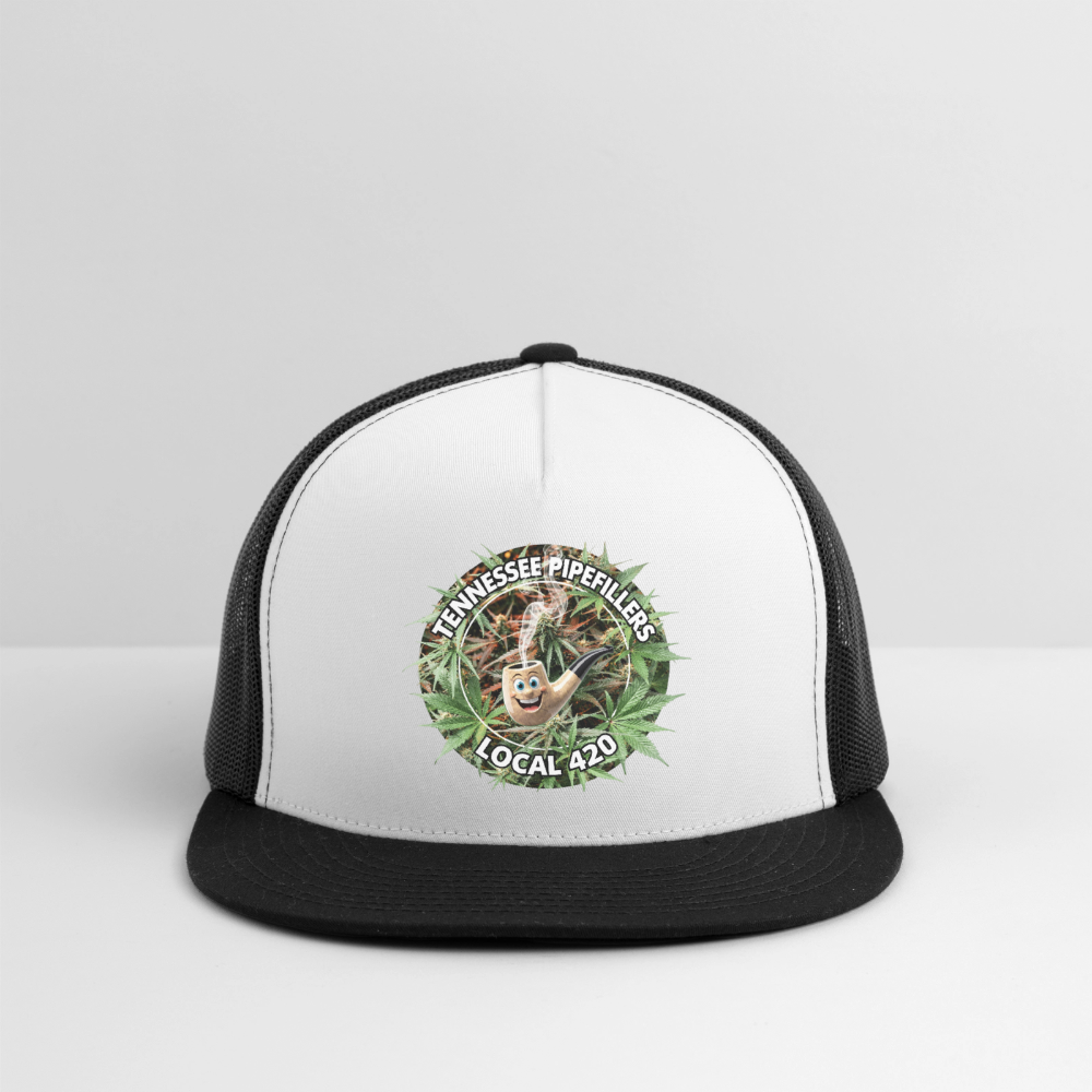 TENNESSEE PIPEFILLERS LOCAL 420 Trucker Hat - white/black