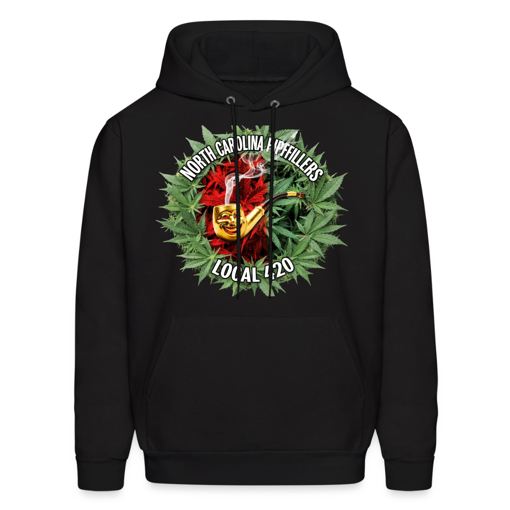 NORTH CAROLINA  PIPEFILLERS LOCAL 420 Men's Hoodie - black