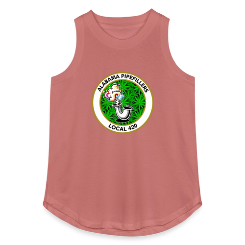 ALABAMA PIPEFILLERS LOCAL 420 Women's Relaxed Tank Top - mauve