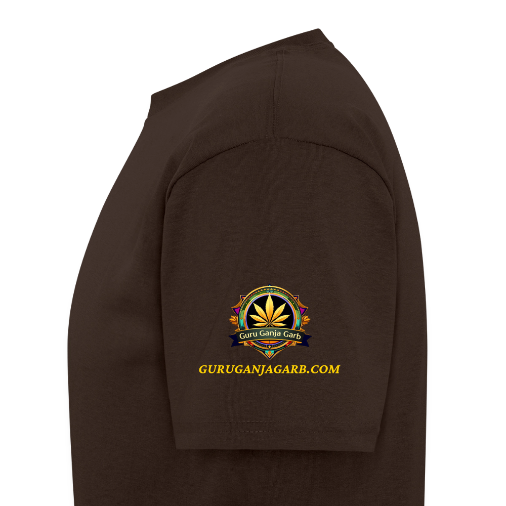 GURU GANJA GARB LOGO W SITE Men's T-Shirt - brown