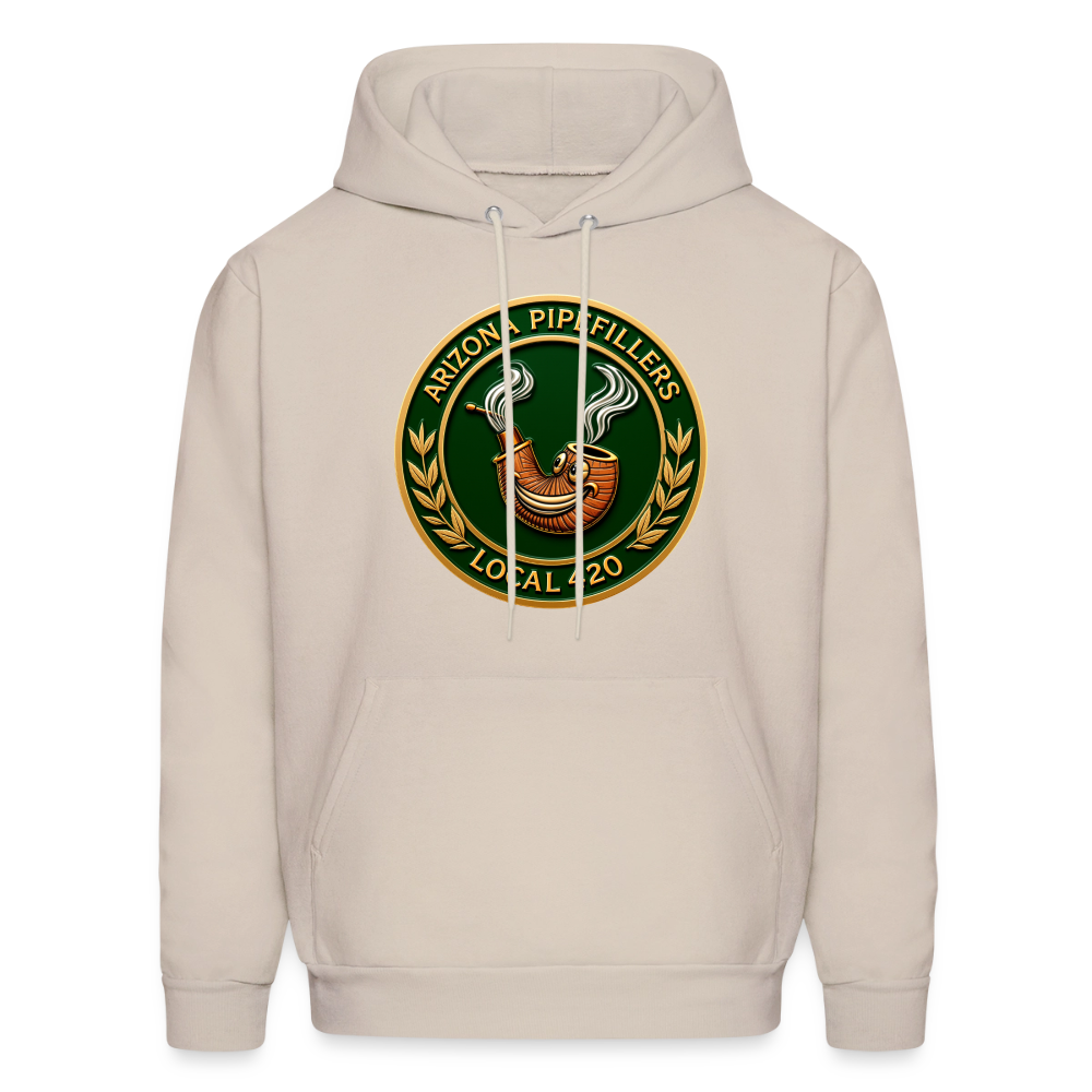 ARIZONIA PIPEFILLERS LOCAL 420 Men's Hoodie - Sand